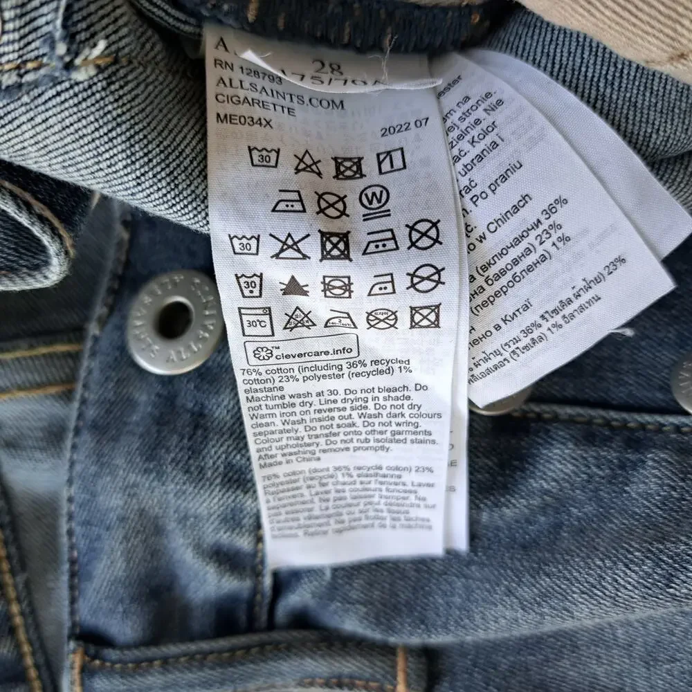 All Saints cigarette skinny